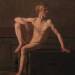 Nude Figure; Sitting Boy